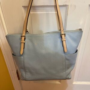 Blue Michael Kors handbag